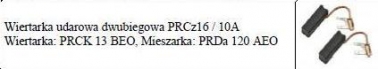 Szczotki węglowe E1.10 Wymiar: 6,4x6,4x20 / 119110042 - zamiennik