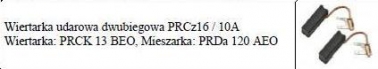 Szczotki węglowe E1.10 Wymiar: 6,4x6,4x20 / 119110042 - zamiennik