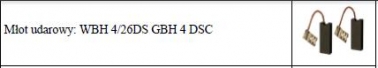 Szczotki węglowe E2.9B Wymiar: 5x10x17 / 1617014124 - zamiennik
