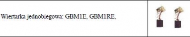 Szczotki węglowe E2.43 Wymiar: 5x8x10 / 2607014004 - zamiennik